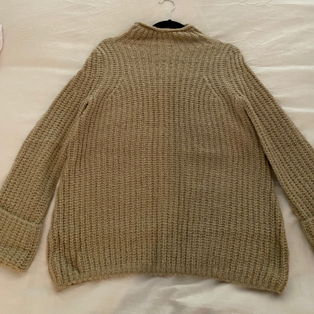 Topshop Tan Turtleneck Sweater